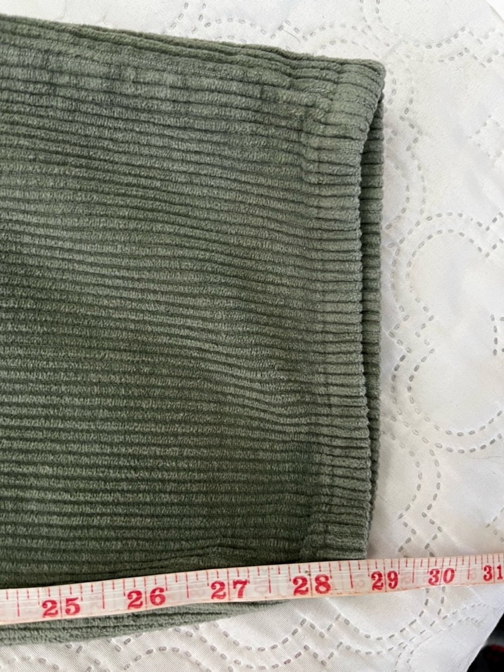 Reformation Cynthia Button Fly High Rise Corduroy Pants - Moss - Size 29 - Picture 8 of 17